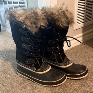 Sorel Black Snow Boots